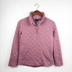 Marmot Roice Quilted Pull Over Snaps Pink